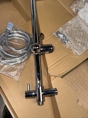 KOHLER Westin 45207-MG-CP Shower Rail with Rain & Hand Shower Chrome Finish