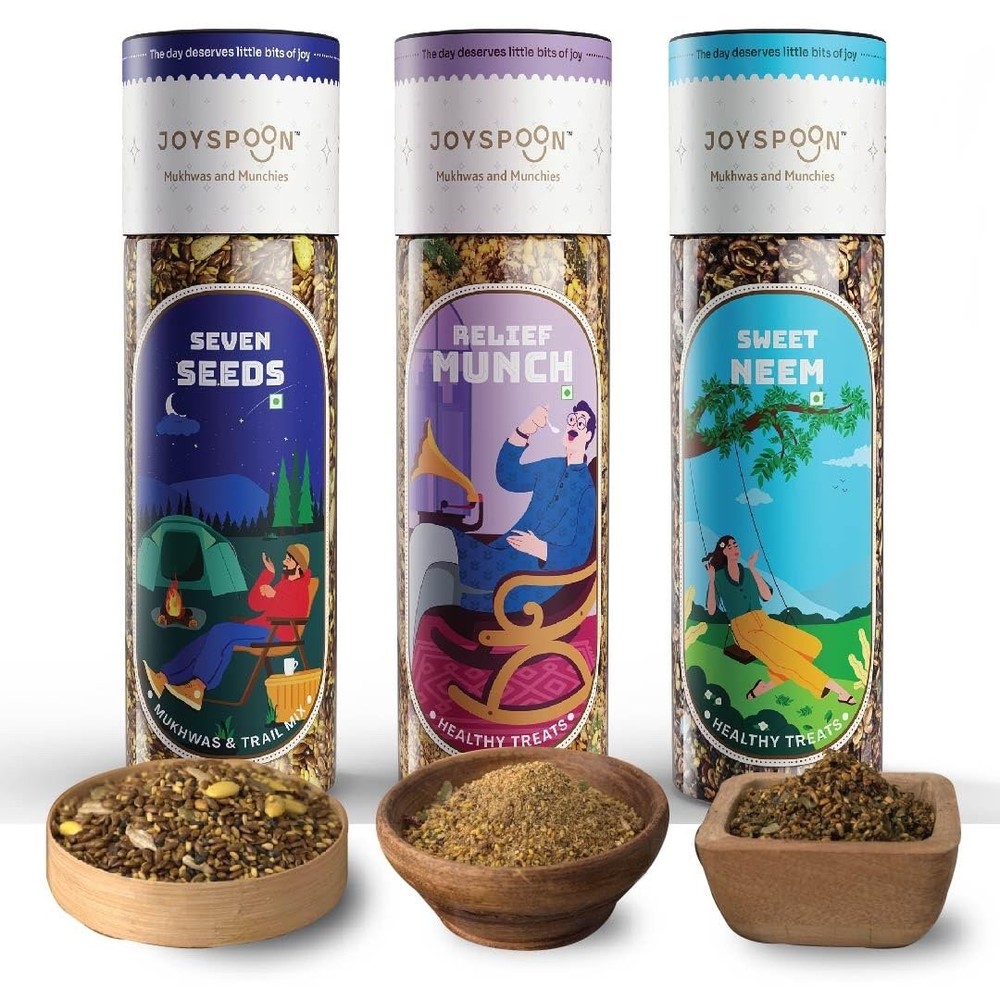 Mouth Freshener Combo Seven Seeds Relief Munch Sweet Neem Mukhwas After Meal Sna