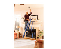Louisville 6 ft Fiberglass Step Ladder 225 lb Type II 10 ft Reach W-3217-06