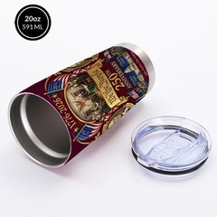 SAXUMOUT 1pc 250th Anniversary Coffee Cup 304 Stainless Steel Tumbler with Straw