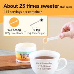 Pure Monk Fruit Sweetener No Erythritol, 80g