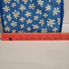 Igloo Tote Cooler 9 Can Bag Blue Soft Sided White Yellow Floral Pocket Insulated