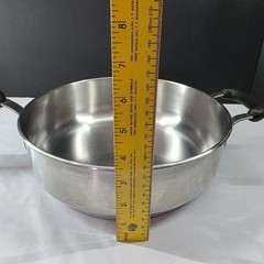 Meyer Bella Cuisine Cookware 10.5″ Deep Skillet Stainless Steel Sauté Pan W/ Lid