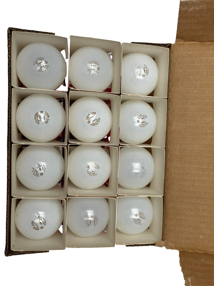 SYLVANIA SOFT WHITE 3-WAY LIGHT BULBS 50/100/150 A21/WRP 120V. 12 – “12 bulbs”