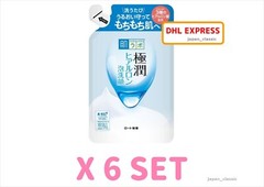 ROHTO HADALABO GOKUJYUN HYALURONIC ACID MOISTURIZING CLEANSER REFILL 140ml X 6