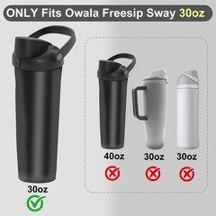 Replacement Lid Compatible with Owala Freesip Sway 30Oz Water Bottles 2 Pack Ca