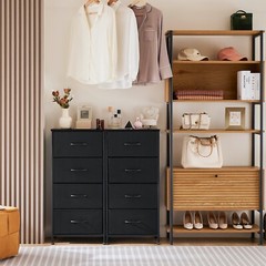 4 Fabric Drawer Dresser for Bedroom, Storage Organizer Unit Chest of Tower