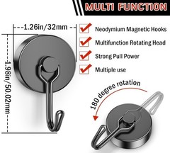 large magnetic hooks heavy duty 100 lbs 110 lbs strong magnetic hooks hanger