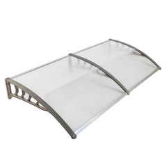 Window Awning Front Door Eaves Canopy Polycarbonate Roof Cover 40” /80”/120”