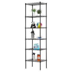 BestOffice 4 Shelf Wire Shelving Unit Garage NSF Wire Shelf Metal Storage Rack