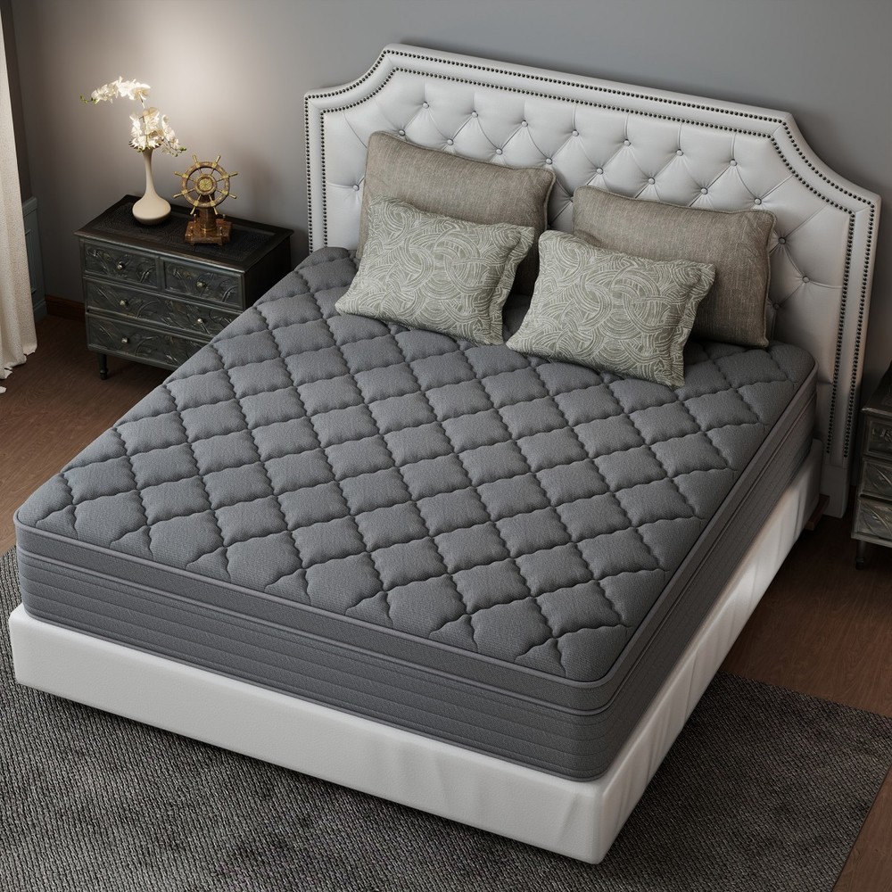 12″ 14″ Mattress Gel Memory Foam Hybrid Spring Twin Full Queen King Bed in a Box