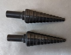 Lot of 2 Greenlee Cobalt 7/8″ Step Bit (#3) 12 Drill Stages 34403C *READ*