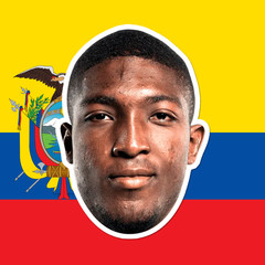 Ecuador Coast National Team Big Head Cutout – Joel Ordóñez, John Yeboah