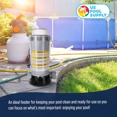 Professional In-Line Pool Automatic Chlorine Feeder – 9 lb Chemical Capacity
