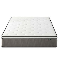 Zinus Pressure Relief Extra Firm Hybrid Mattress Comfort Foam and Pocket Spring