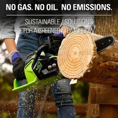 Greenworks 40V 14 inch 1500W Cordless Chainsaw Gen1.5 CS40L01 – Tool Only