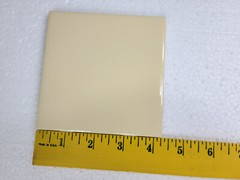 French Vanilla Yellow Ceramic Tile 4.25 in Shower Backsplash Classic Color 141