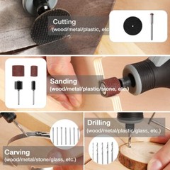 1.2Amp Corded Dremel Rotary Tool Kit With 306PC Rotary Tool Dremel Accessory Kit