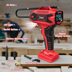 160PSI Cordless Tire Inflator Air Compressor Compatible with Milwauke 18V Batter