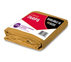 Heavy Duty Canvas Tarp – 100% Cotton Canvas – Water and Mildew Resistant
