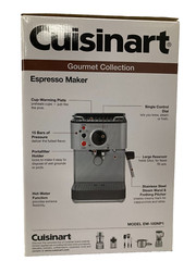 Cuisinart Manual Espresso Maker, 1.66 Quart, EM-100NP1 Stainless Steel