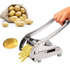 Heavy Duty Stainless Steel French Fry Cutter with Suction Feet for Potatoes