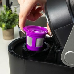 7 Pack Reusable Refillable Single K-Cups Coffee Filter Pod for Keurig K525,K550