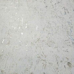 Contemporary Modern Faux Cork wallpaper rolls off white gold silver textured 3D