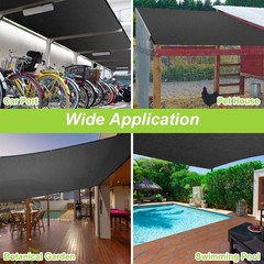60% Shade Cloth Anti-Aging Sun Mesh UV Resistant Net Sunblock Plant Garden Tarp