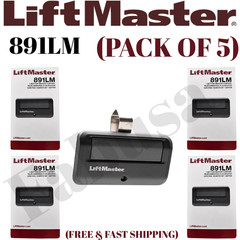 LiftMaster 891LM 1 Button Garage Door Opener Remote Control pack of 5