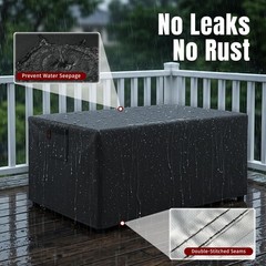 48″ Fire Pit Cover Rectangular Waterproof Heavy Duty Outdoor 48×28×24Inch 420D