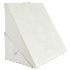 Costway Bed Wedge Pillow Adjustable Memory Foam Reading Sleep Back Support White