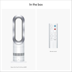 Dyson AM09 Hot+Cool Jet Focus Bladeless Heater Fan Thermostat Remote Control