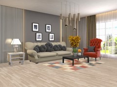 Checkered Oriental Area Rug 4×6 Hand-knotted Wool Modern Style for Any Room
