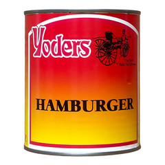 Single Can of Yoder’s fresh REAL Canned Hamburger (28 oz), Long Shelf Life!