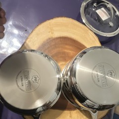 Princess Heritage Signature Stainless Steel Double Boiler 3-Piece Set w/Lid