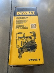DEWALT Pneumatic 15-Degree Coil Corded Siding Nailer DW66C-1 BRAND NEW