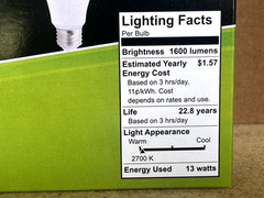 4-768 Pack Maxlite LED Light Bulbs 13W = 100W Watt A19 Soft White 2700K Dimmable