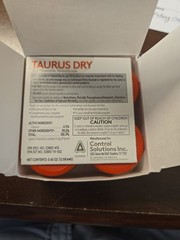 Taurus Dry Dry Flowable Termiticide NIB 4 Cartridges 4 X 3G