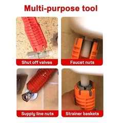 8 IN 1 Multi tool Faucet Sink Installer Pipe Wrench For Plumbers & Homeowners