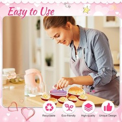 30 Pack Heart Shaped Cake Pans 9 oz, 1.86 oz Aluminum Heart Shaped Foil Pan