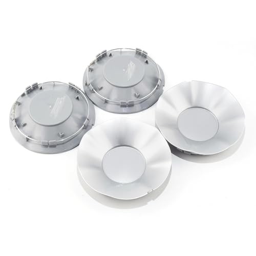 4Pcs 153mm(6.02in) Wheel Center Caps for 645i 650i 6-Series E63 E64 Silver