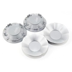 4Pcs 153mm(6.02in) Wheel Center Caps for 645i 650i 6-Series E63 E64 Silver