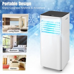 10000 BTU Portable Air Conditioner 3-in-1 Air Cooler w/Dehumidifier & Fan Mode