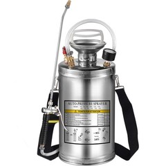 1.5Gal/6L Stainless Steel Sprayer Ground Cleaning Garden Brass Extension GREAT