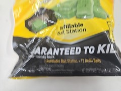 3 Pack D-Con Kills House Mice 1 Refillable + 12 Refill Bait Blocks