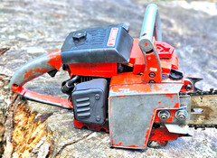 VTG Homelite Super XL Chainsaw Runs Well READ Description See Video