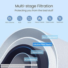 Waterdrop Alkaline Countertop Water Filter, 12 Months or 8,000 Gallons Long-Life