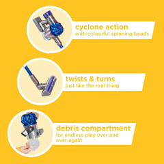 Dyson Cordless Vacuum Blue | Interactive & Officially Licensed Toy Dyson Vacuum