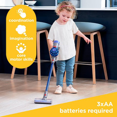 Dyson Cordless Vacuum Blue | Interactive & Officially Licensed Toy Dyson Vacuum